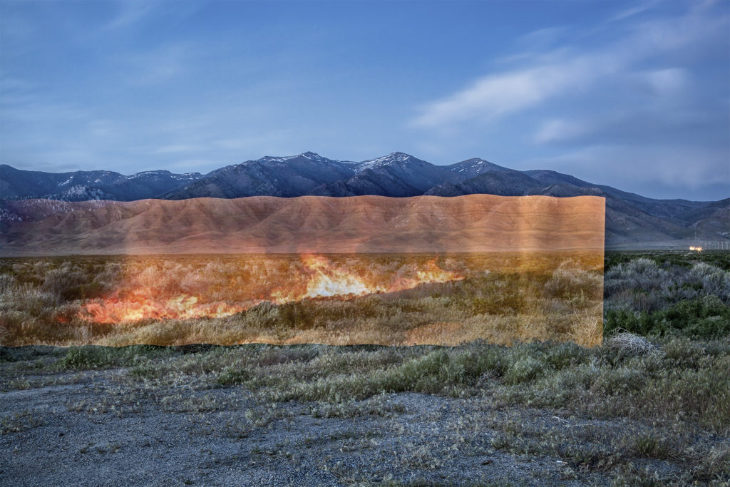Stefan Petranek, _Fire Line (Lovelock, NV)_, 2019. Archival Inkjet Print, 24 x 36 inches. Courtesy of the artist