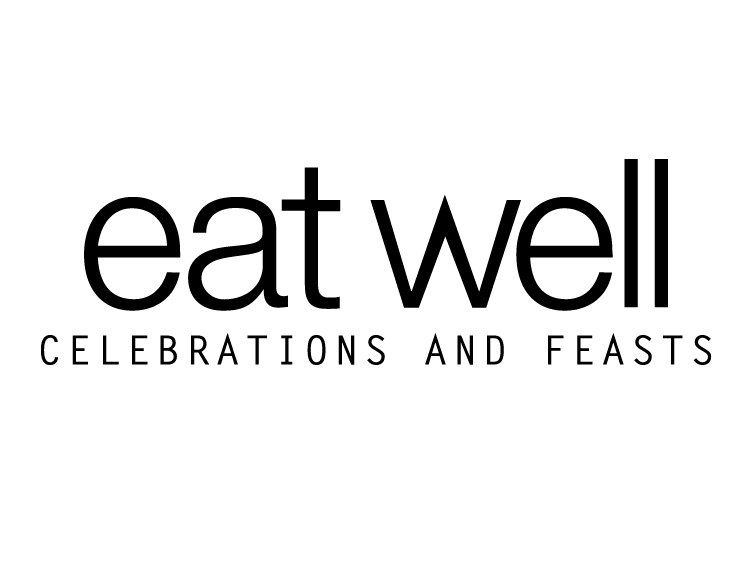 Eat Well Logo in Black and White