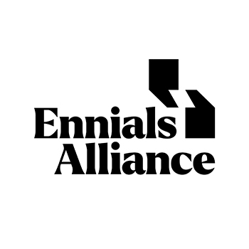 Ennials Alliance Logo in Black and White