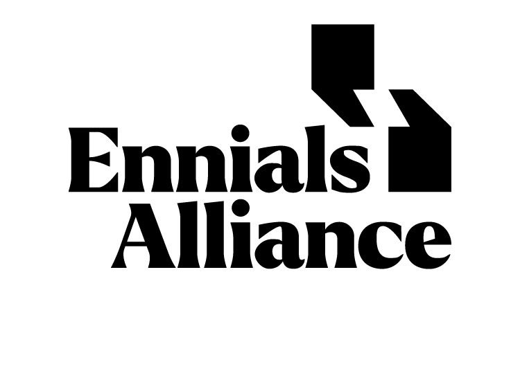 Ennials Alliance Logo in Black and White