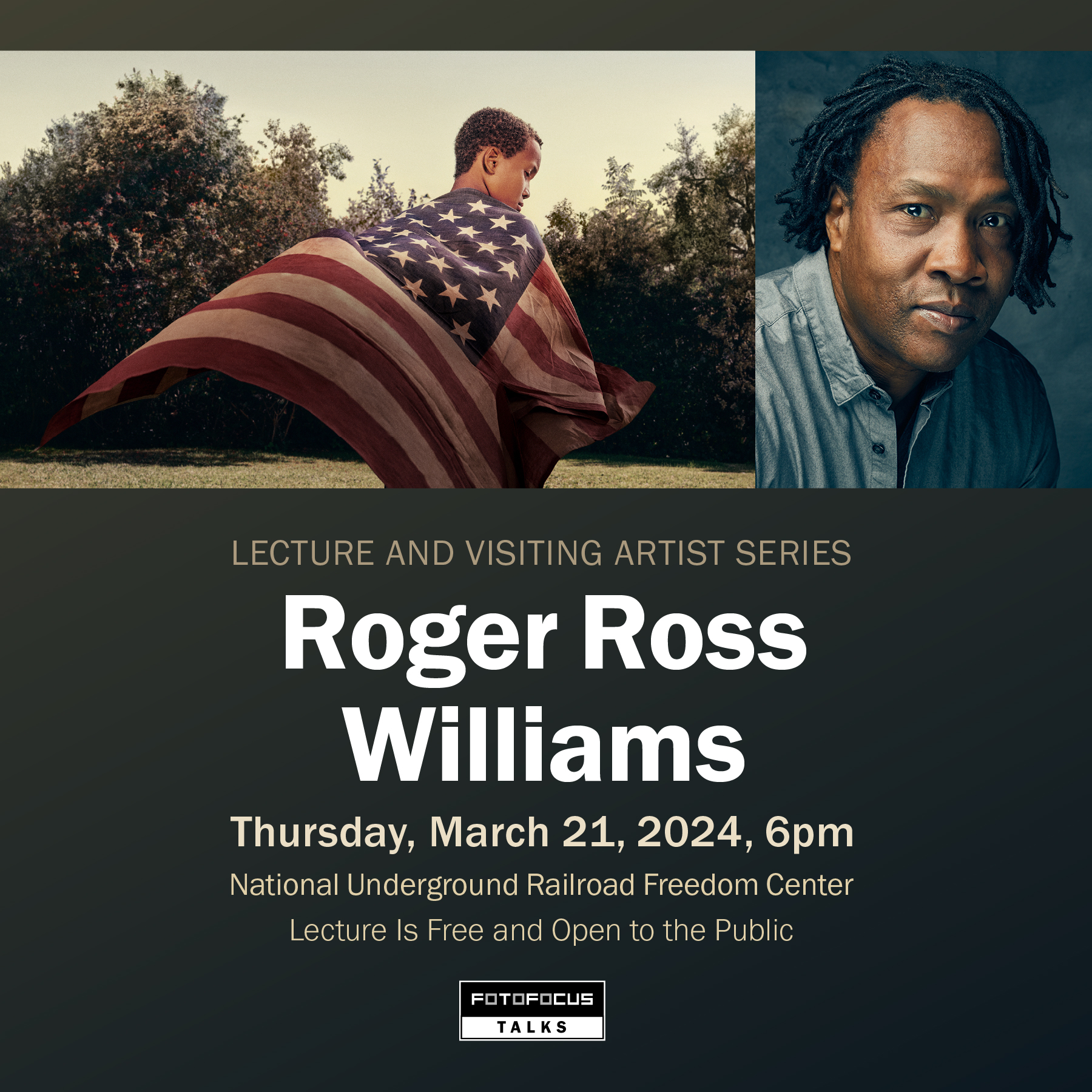 2024 Lecture Roger Ross Williams Banner