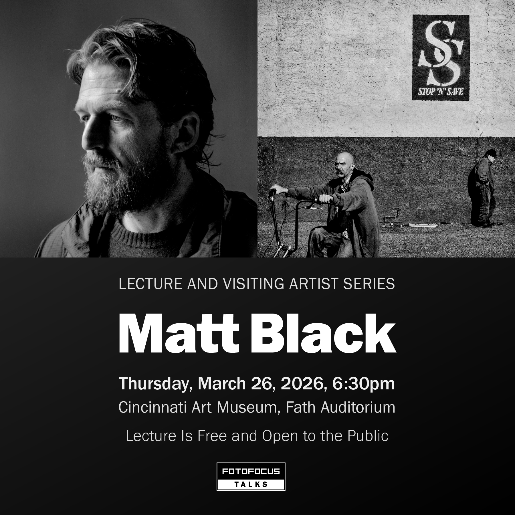 2026 Lecture Matt Black Banner