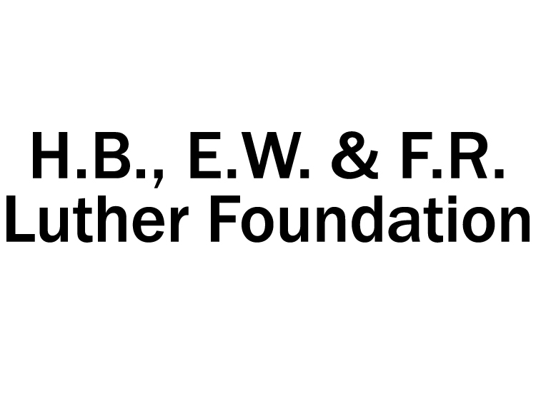 Luther Foundation Logo in Black and White