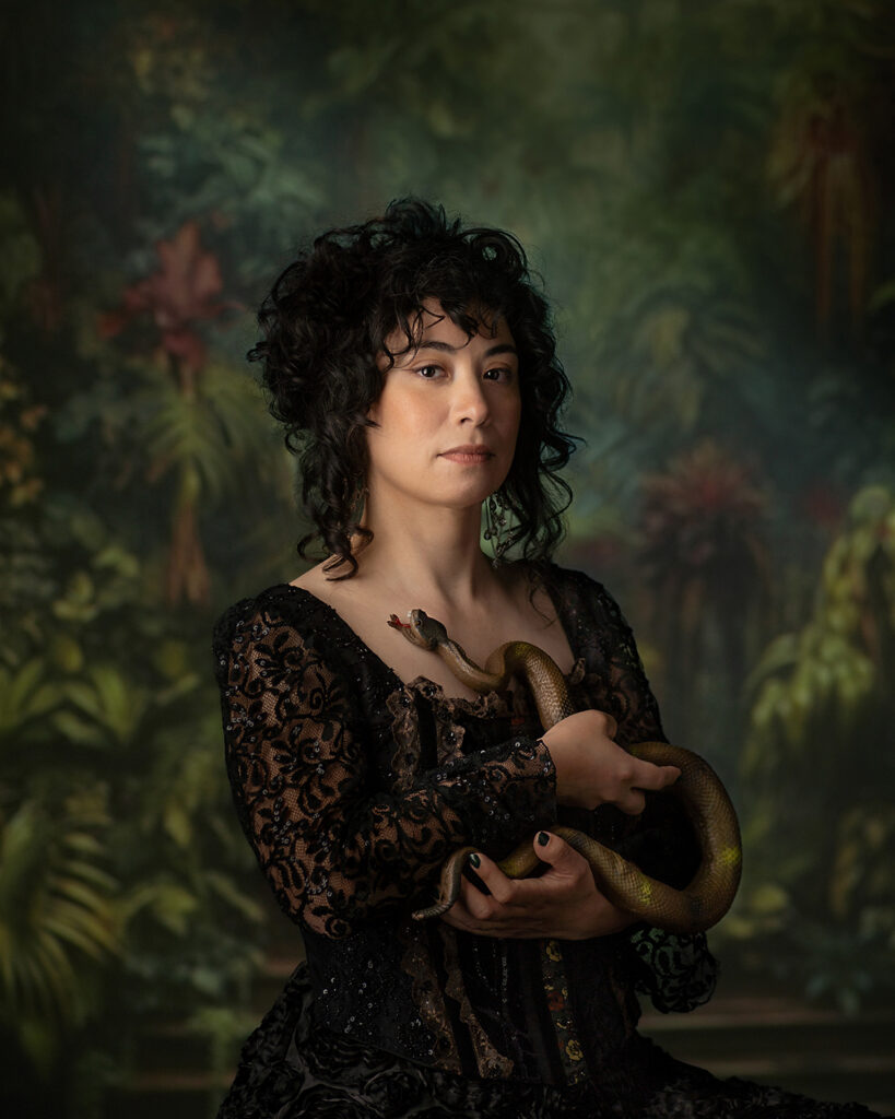 Tina Gutierrez, _Olivia_, 2023. Digital photograph on metal, 24 × 30 inches. Courtesy of the artist Kennedy Heights Cultural Ties 1 KHAC Gutierrez Olivia, FotoFocus Cincinnati